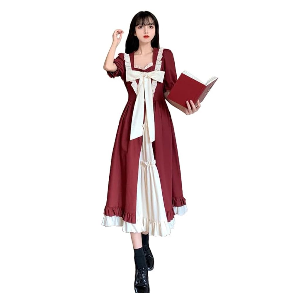 vintege レトロ　シアーワンピース　シフォン 花柄 リングレース襟 シフォン ワンピース Prima Scherrer 全3色